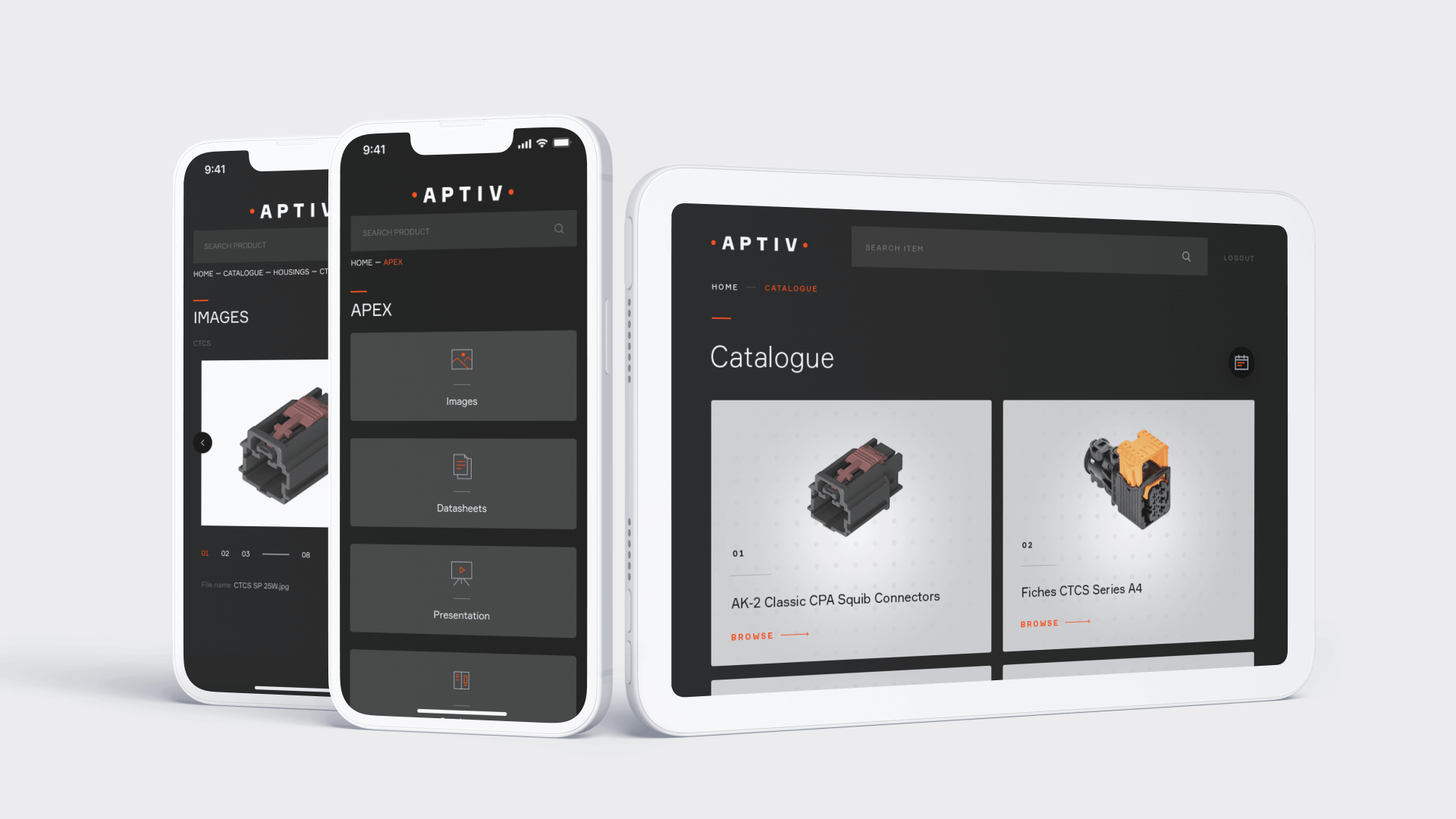 APTIV Products Catalog for a Global Auto Parts Manufacturer